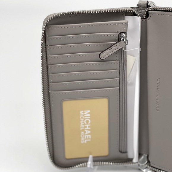 Michael Kors JST LG Flat MF Phone Case Pearl Grey - Picture 5 of 7